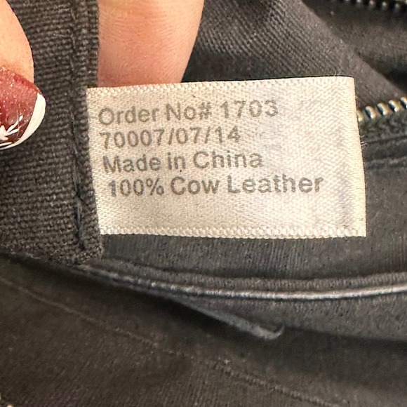 Liebeskind Berlin Black Leather Shoulder Bag Top Handle Satchel Bag - Picture 6 of 16